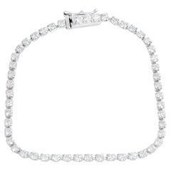 Platinum 2.76 ct. Diamond Tennis Bracelet Size 6 1/2