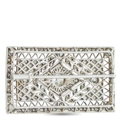 Platinum 3.0ct Diamond Brooch MF10-020326