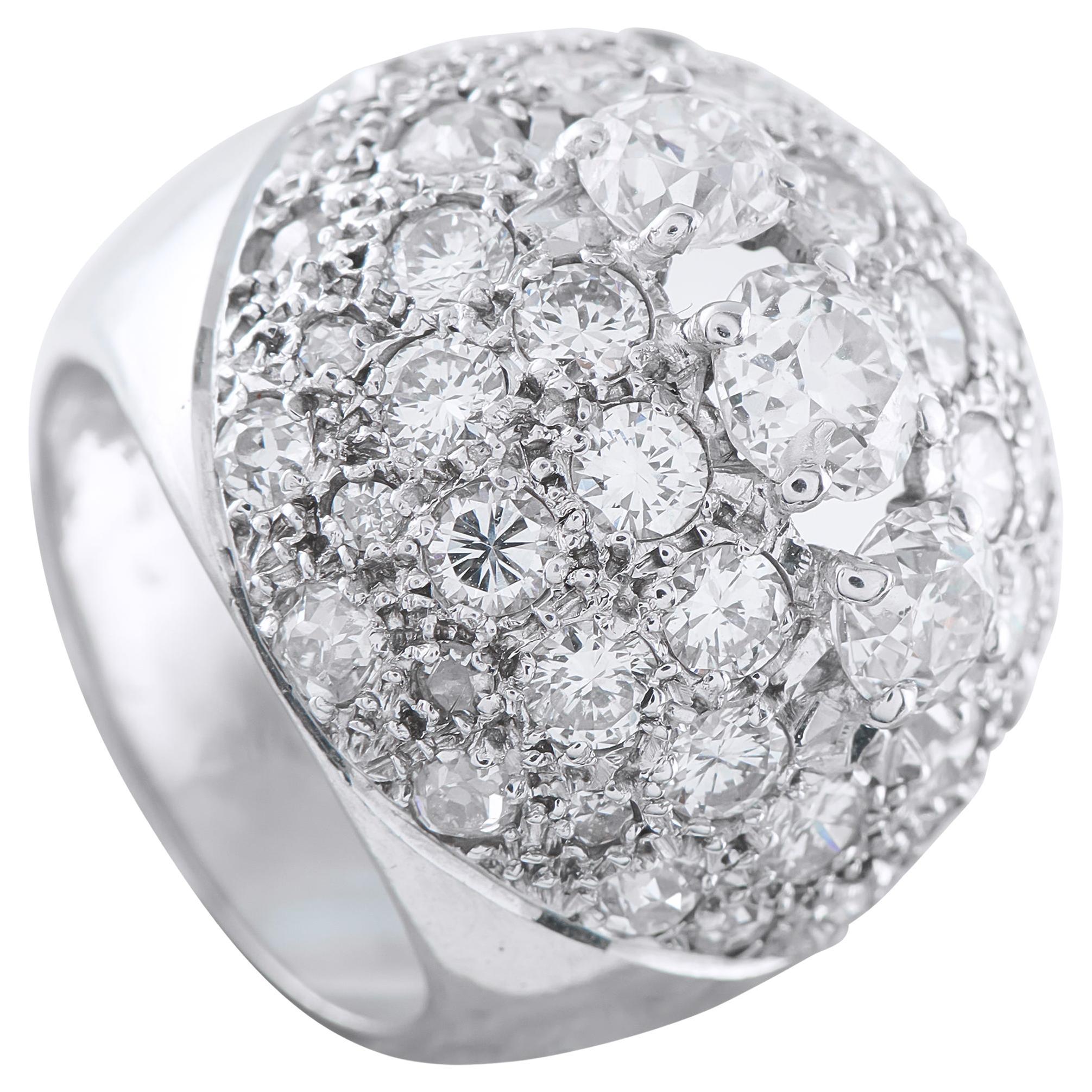 Platinum 3.0ct Diamond Ring MF22-020926 For Sale