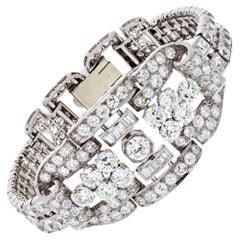Pulsera Deco Platino 35 Quilates Diamantes