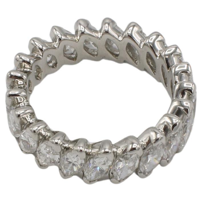 Anillo de Platino de 3,50 Quilates con Diamante Marquesa Natural Corte marquesa en venta