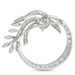 Broche en platine avec 3,50ct de diamant MF14-020626