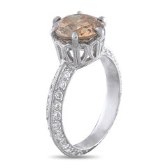 Anillo de platino con diamante de 3,60 ct MF19-070826