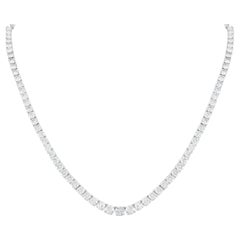 Collana Tennis in platino con diamanti da 40,47 carati MF03-041526