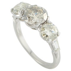 Platinum 4.11ct Diamond Ring MF13-020926