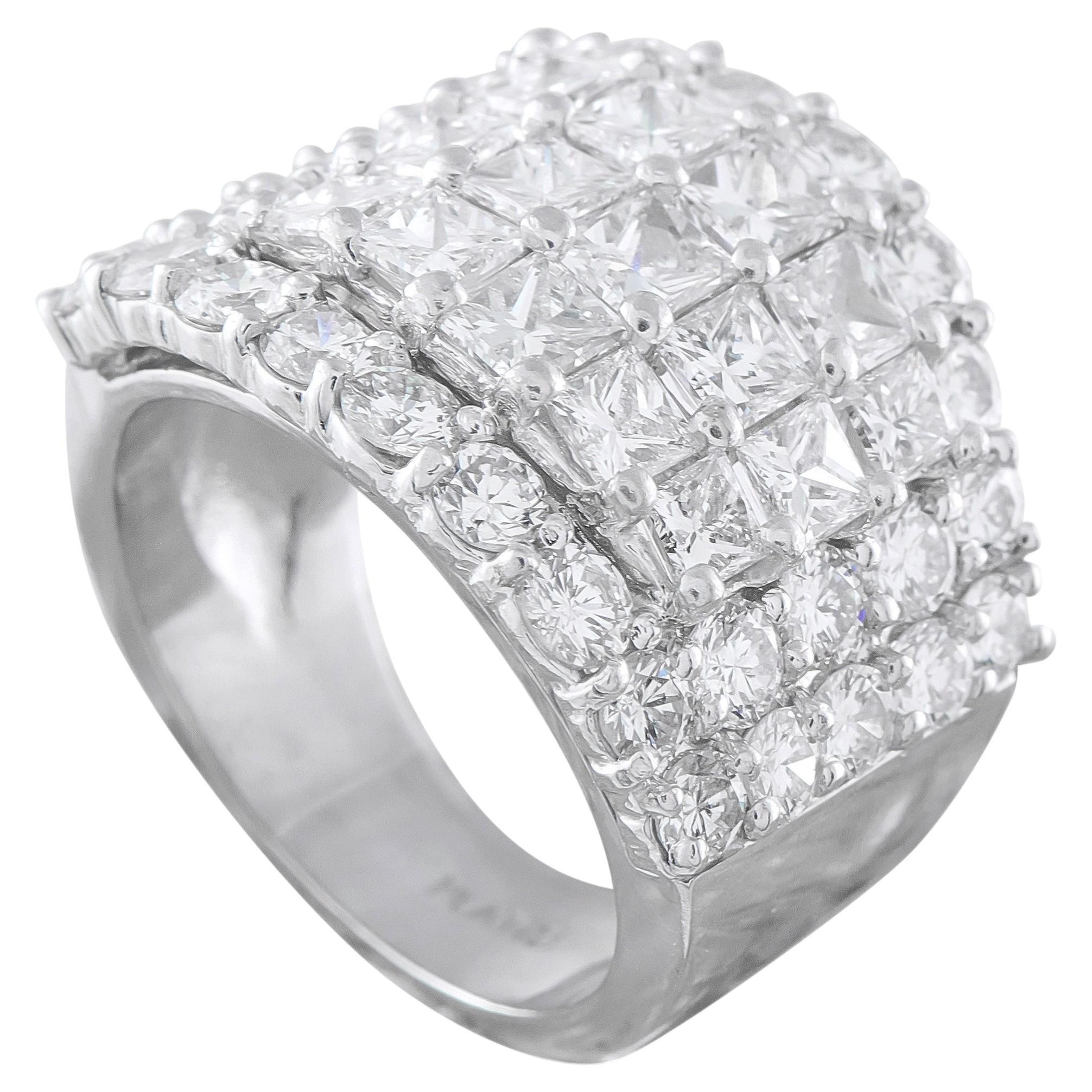 Platinum 4.25ct Diamond Ring MF03-041626