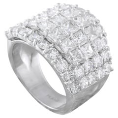 Platinum 4.25ct Diamond Ring MF03-041626