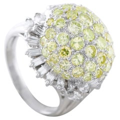 Anello di platino con diamante da 4,50 carati MF29-020526