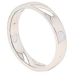 Platinum Band Handcrafted in London, Our Low-Domed Modern Court Profile