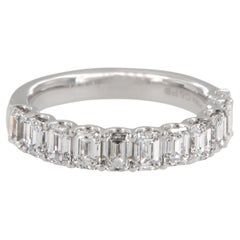 Platinum 5.02 Cttw LAB Grown Emerald Cut Diamond Band Platinum 5.02 Cttw LAB Grown Emerald Cut Diamond Band