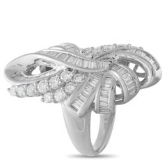 Platinum 5.0ct Diamond Ring