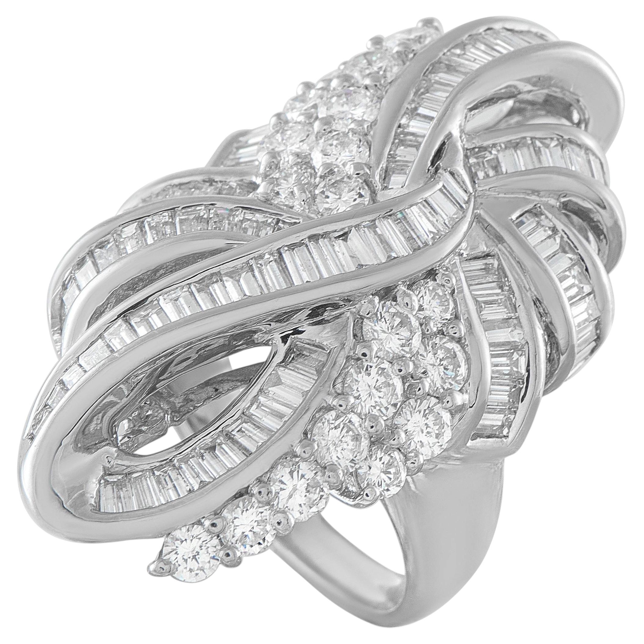 Platinum 5.0ct Diamond Ring