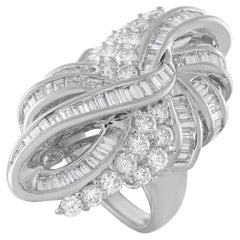 Platinum 5.0ct Diamond Ring