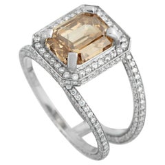 Platinum 5.10ct Diamond Wide Split Ring MF50-031726