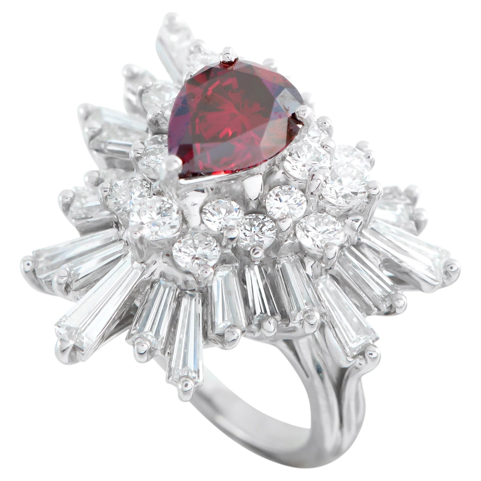 Platin 5,30ct Diamant Ring MF17-051326
