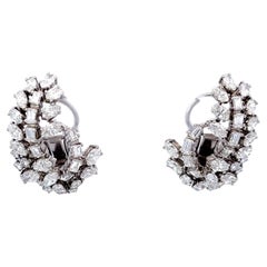 Pendientes Platino Diamante 5ctw
