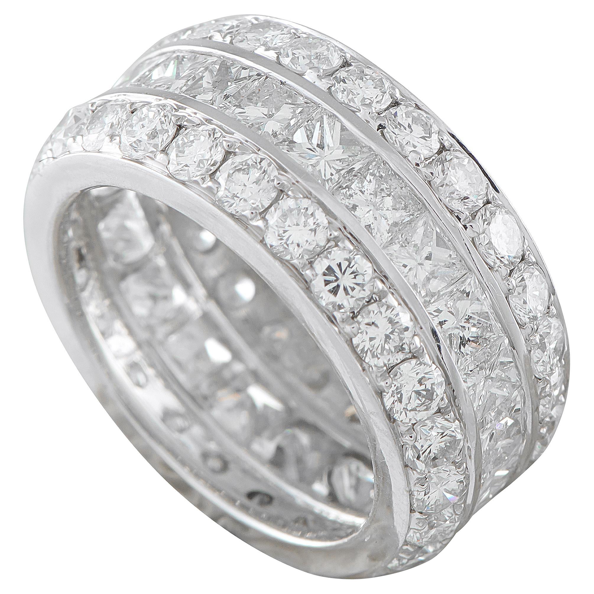Platin 6,75ct Diamant Ring MF03-112425