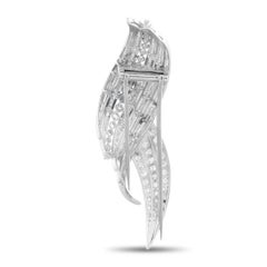 Platinum 7.25ct Diamond Brooch MF28-012926