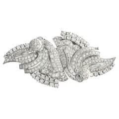 Platinum 7.50ct Diamond Brooch MF09-020626