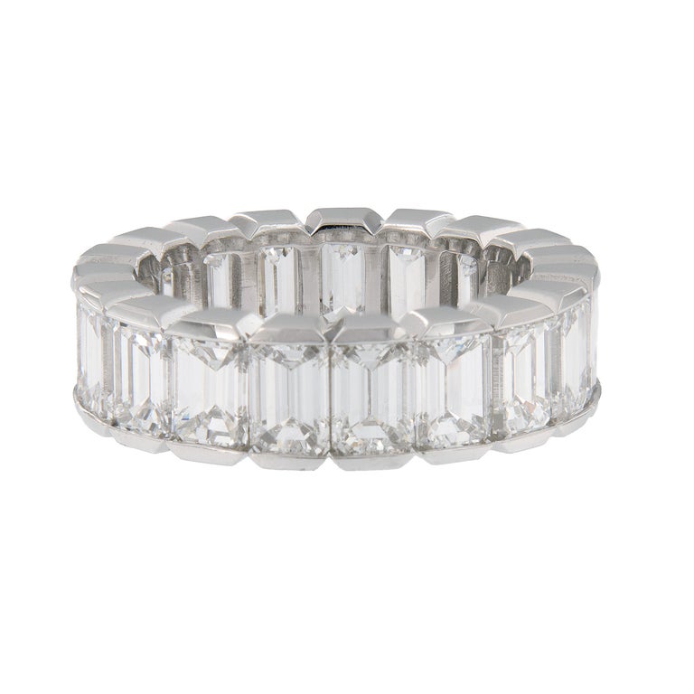 Platinum 8 Carat Diamond Eternity Band at 1stDibs 8 carat eternity band