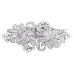 Platinum 8.25ct Diamond Brooch MF23-020326