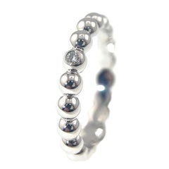 Platinum 900 Natural Diamond Lovers Ring