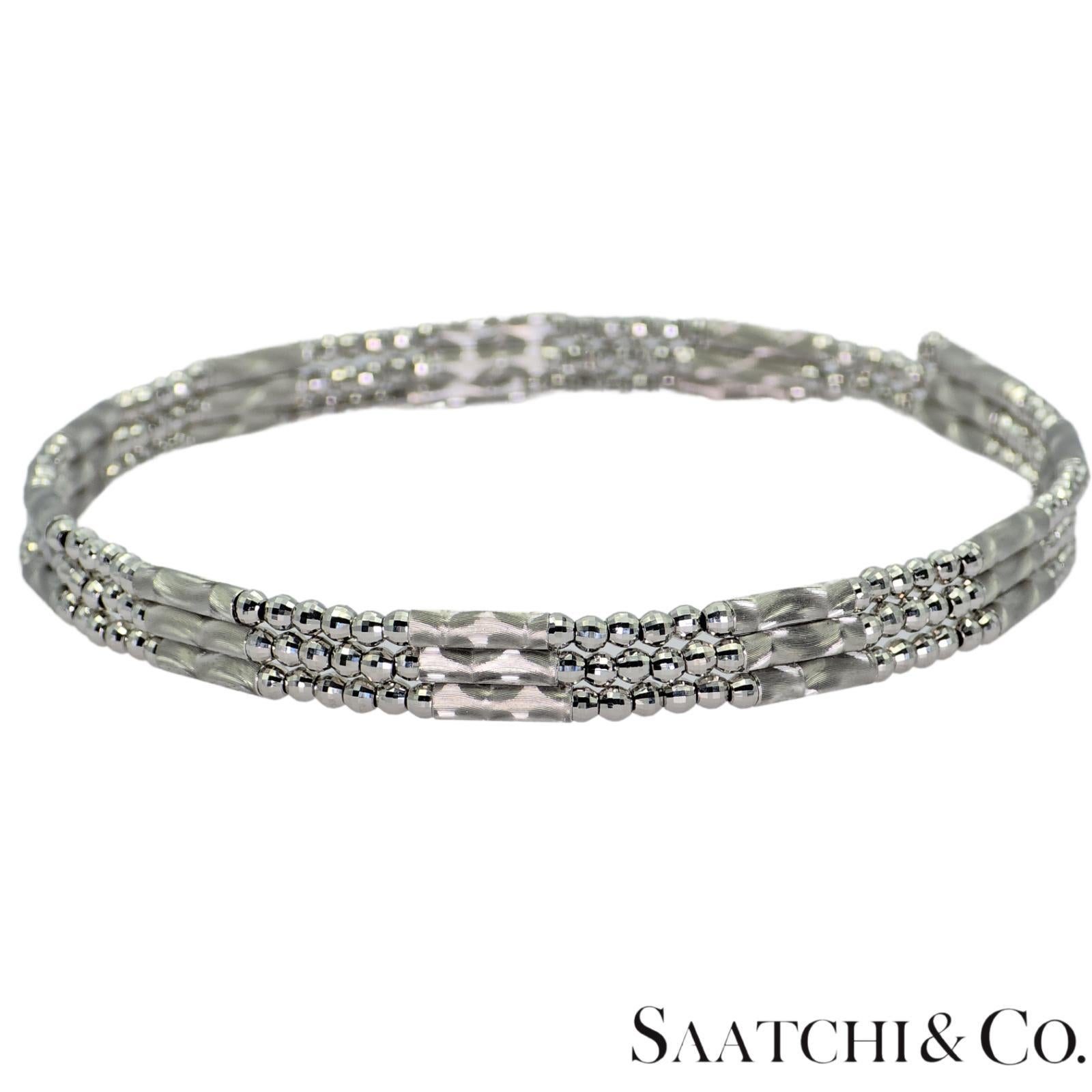 Platinum 950 : Bangle / Bracelet / Necklace / Chain - Magnetic Mechanism In Excellent Condition For Sale In New York, NY