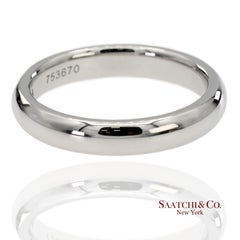 Anello con diamante singolo naturale in platino 950 Harry Winston