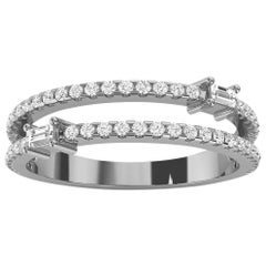 Platinum Abigail Diamond Ring '1/3 Ct. Tw'