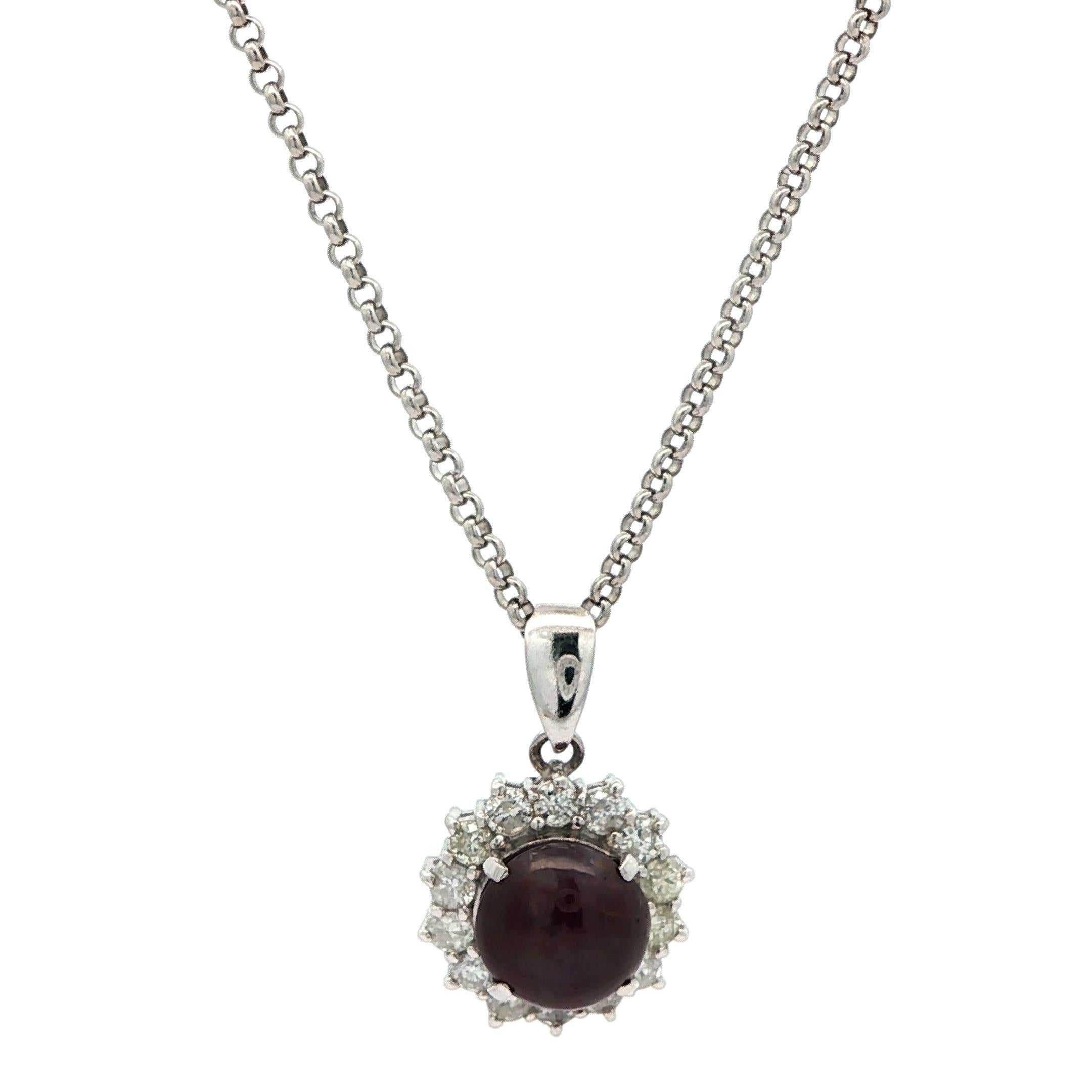 Colgante de platino AGL 3,01 ct Ojo de Gato Verde a Rojo Brasil Alejandrita Diamante en venta 5