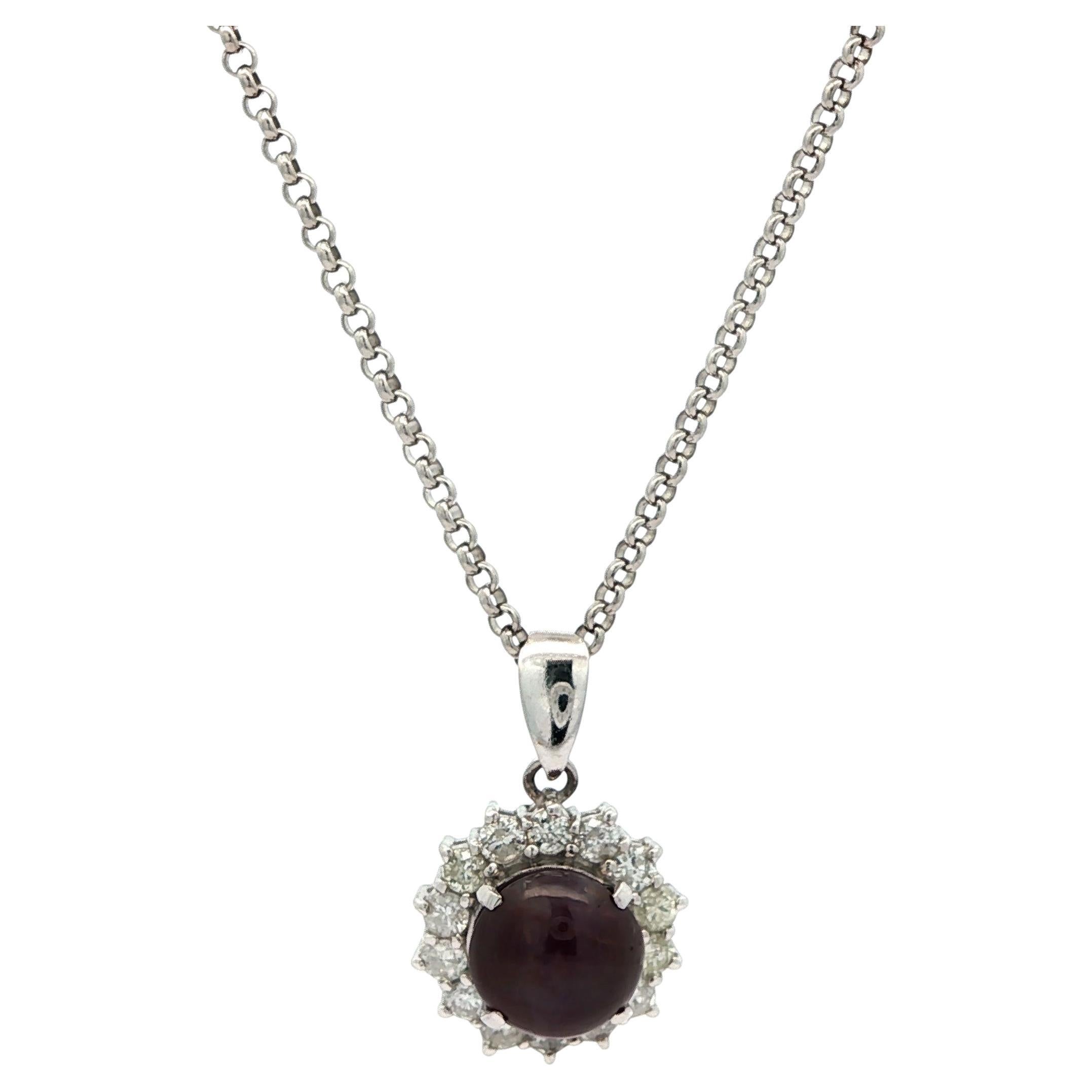 Colgante de platino AGL 3,01 ct Ojo de Gato Verde a Rojo Brasil Alejandrita Diamante en venta