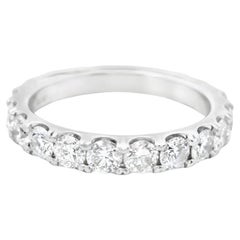 Platinum American Contemporary Eternity Diamond Ring - 6.8GRAM -D3.15cts