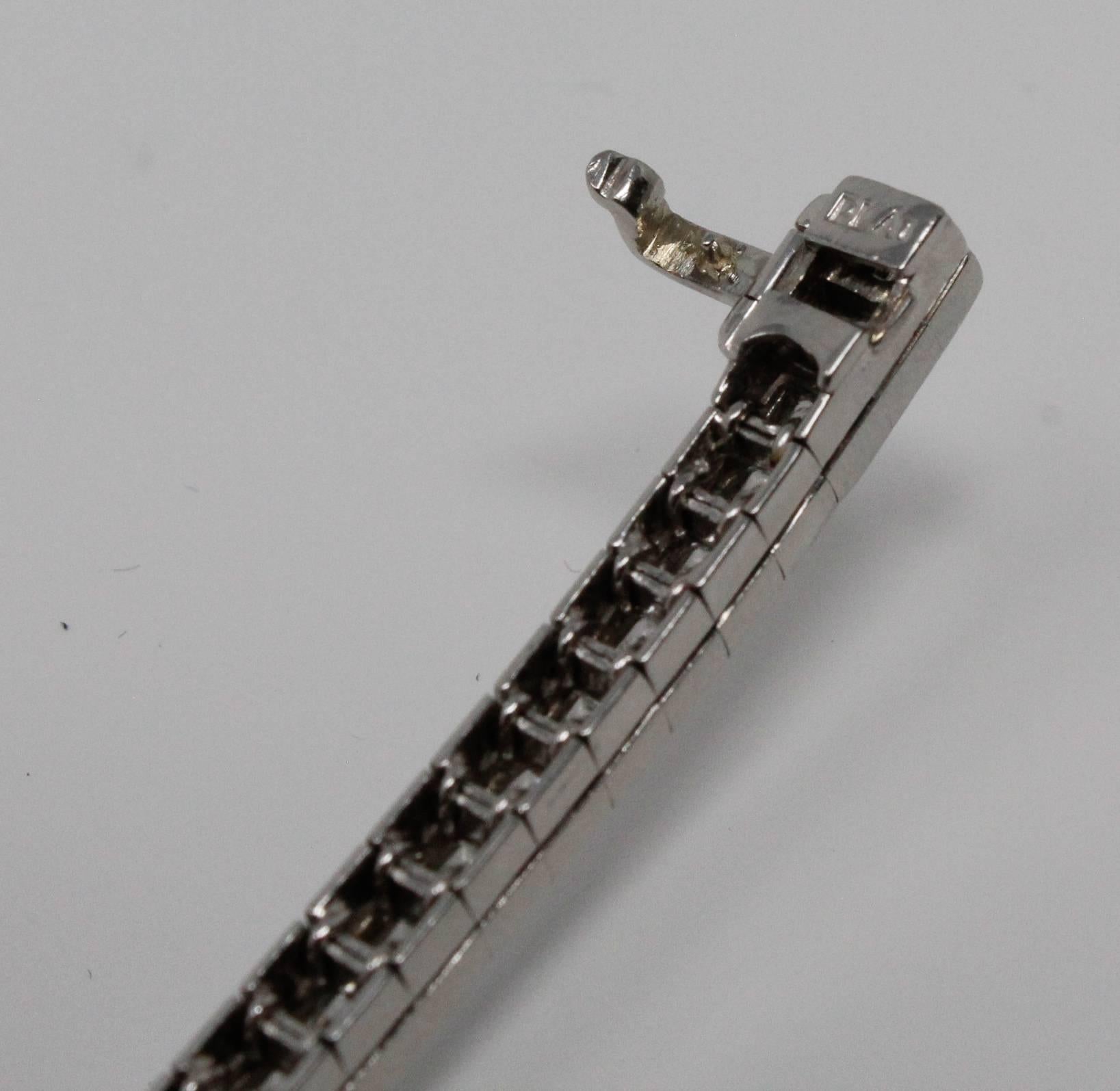 Platinum and Diamond Bracelet In Excellent Condition For Sale In Santa Fe, NM