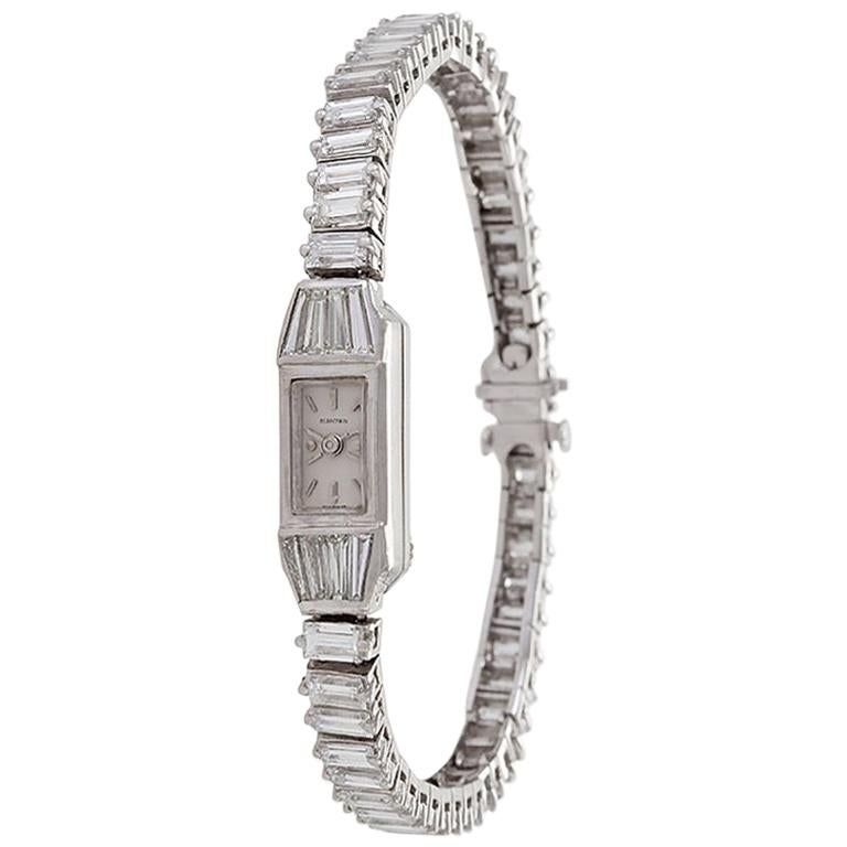 Platinum and Diamond Bracelet Watch by Blancpain
