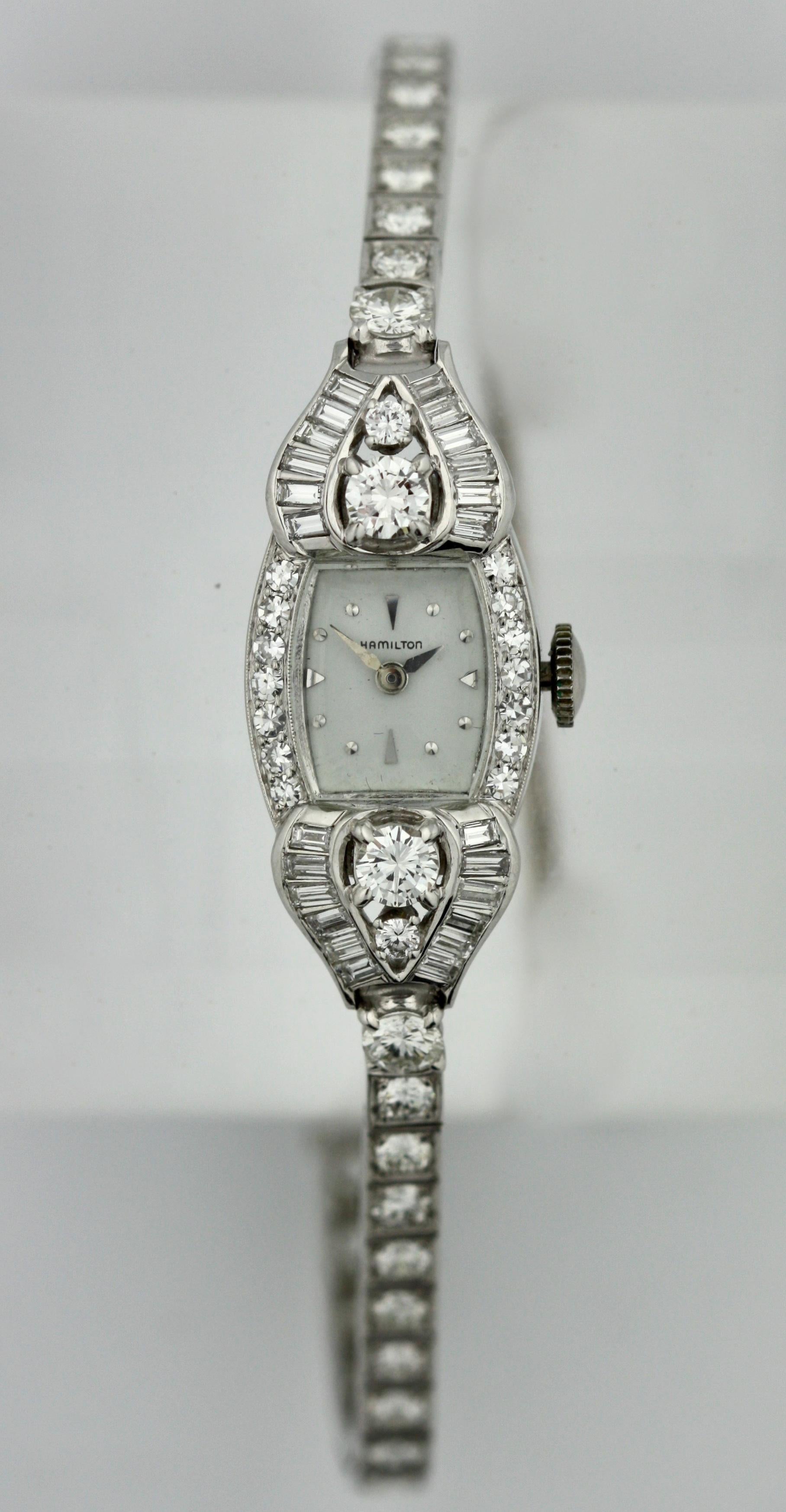 hamilton diamond watches vintage value