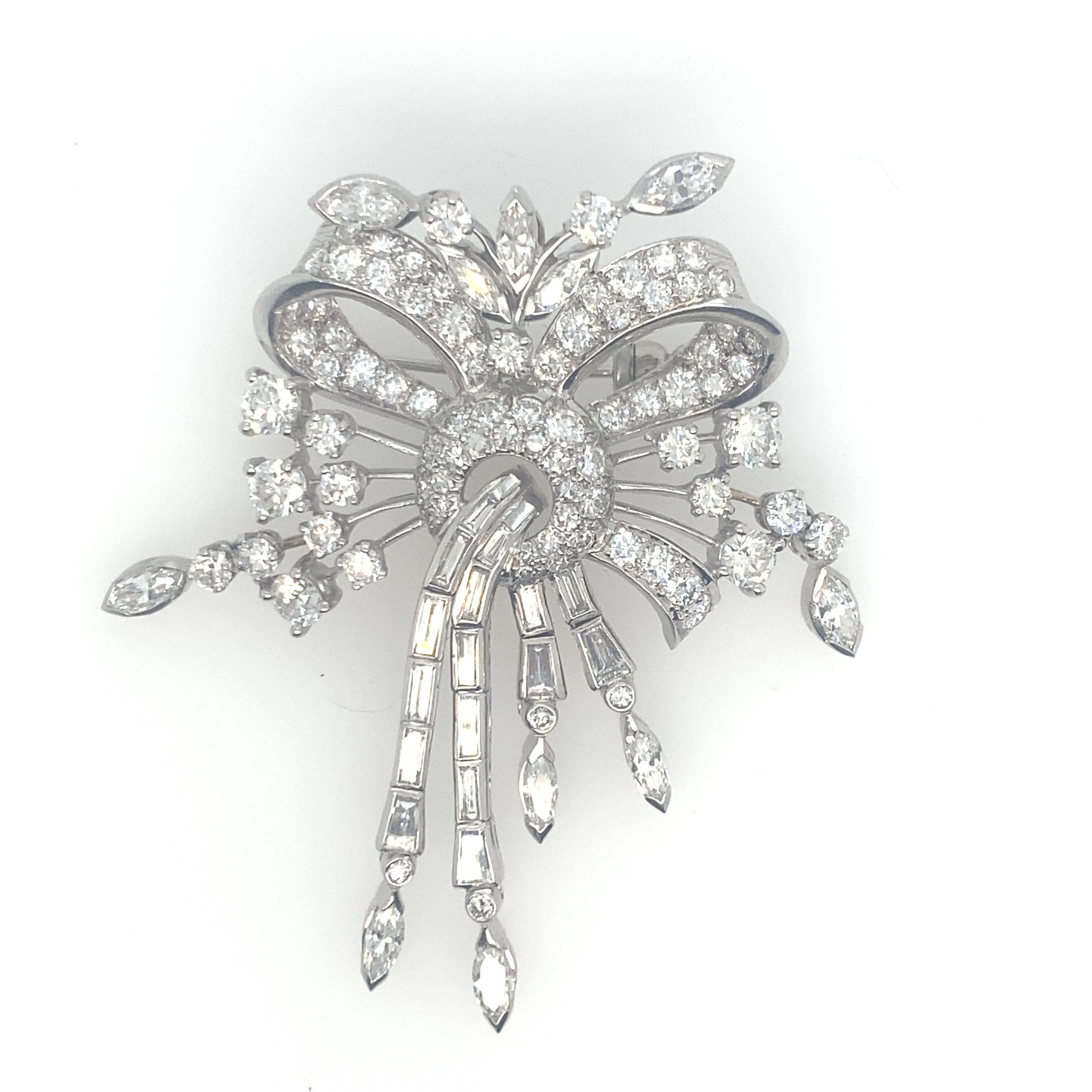 Povenance:   This Pin is  from the Estate of Alfred W. Miles, New York.  He was the chairman of the Hoving Corporation, and on the board of Directors for Tiffany and Company. Mr. Miles was also Senior Vice President of Bonwit Teller, Fifth Avenue