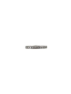 Anello a fascia in platino e diamanti misura 6,25 #24616
