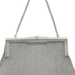 Platinum and Diamond Evening Purse