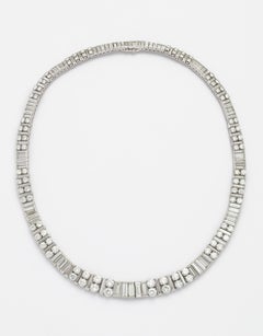 Platinum and Diamond Necklace