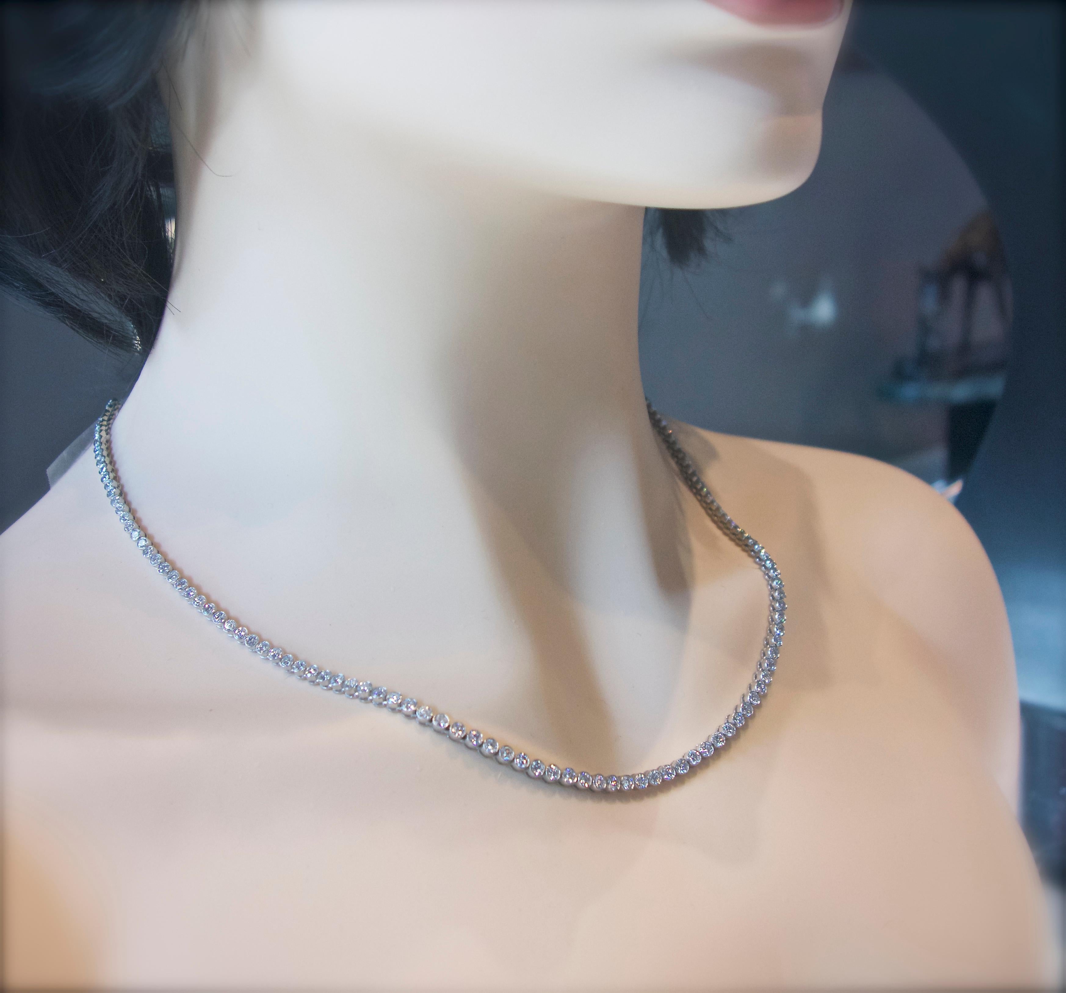 Platinum and Diamond Necklace 1