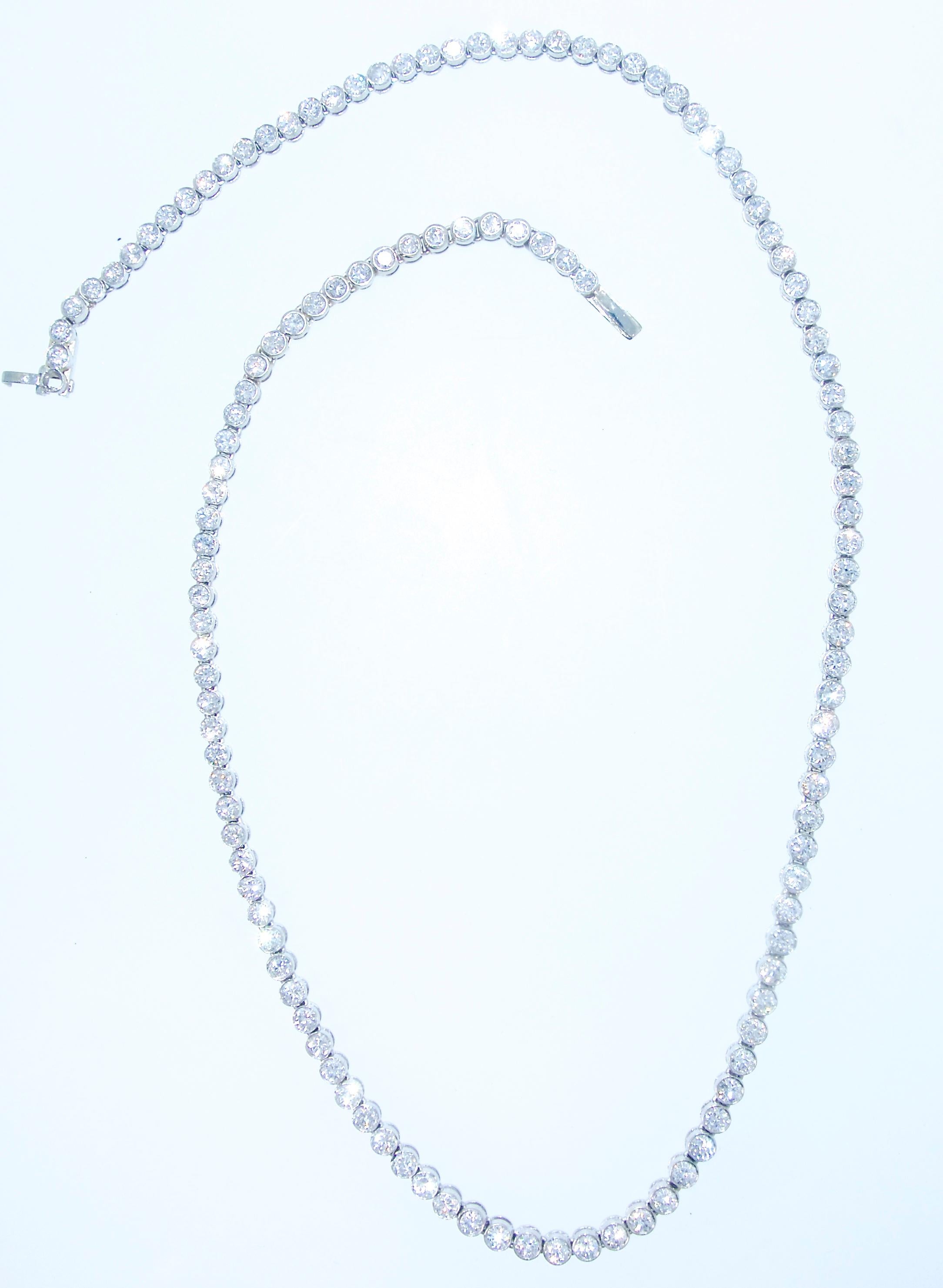 Platinum and Diamond Necklace 2