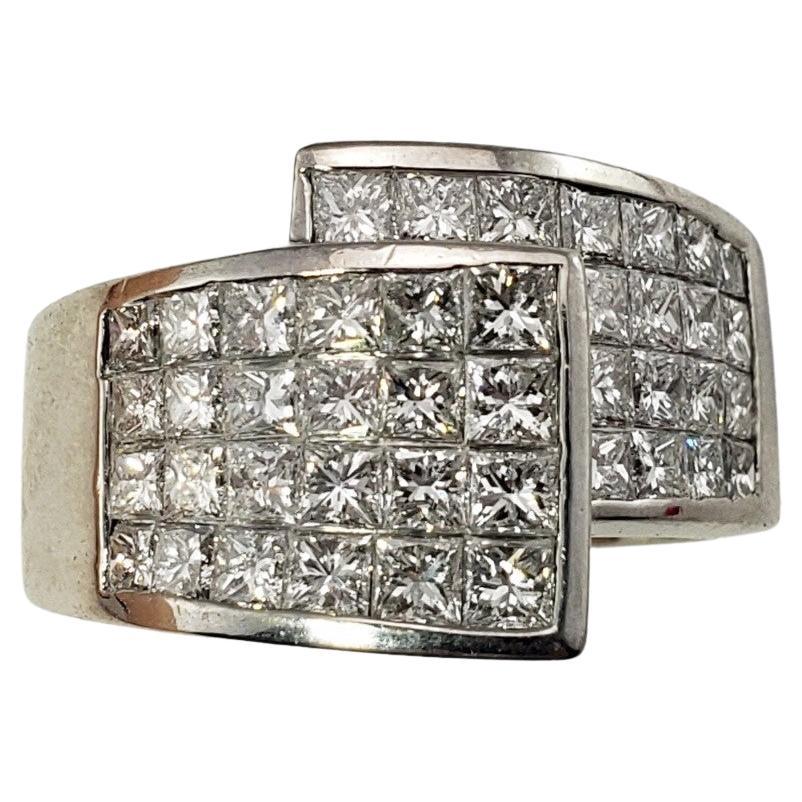 Platinum and Diamond Ring For Sale