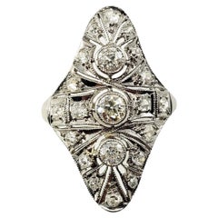 Vintage Platinum and Diamond Ring