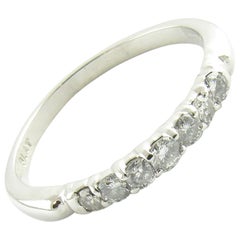 Vintage Platinum and Diamond Wedding Band