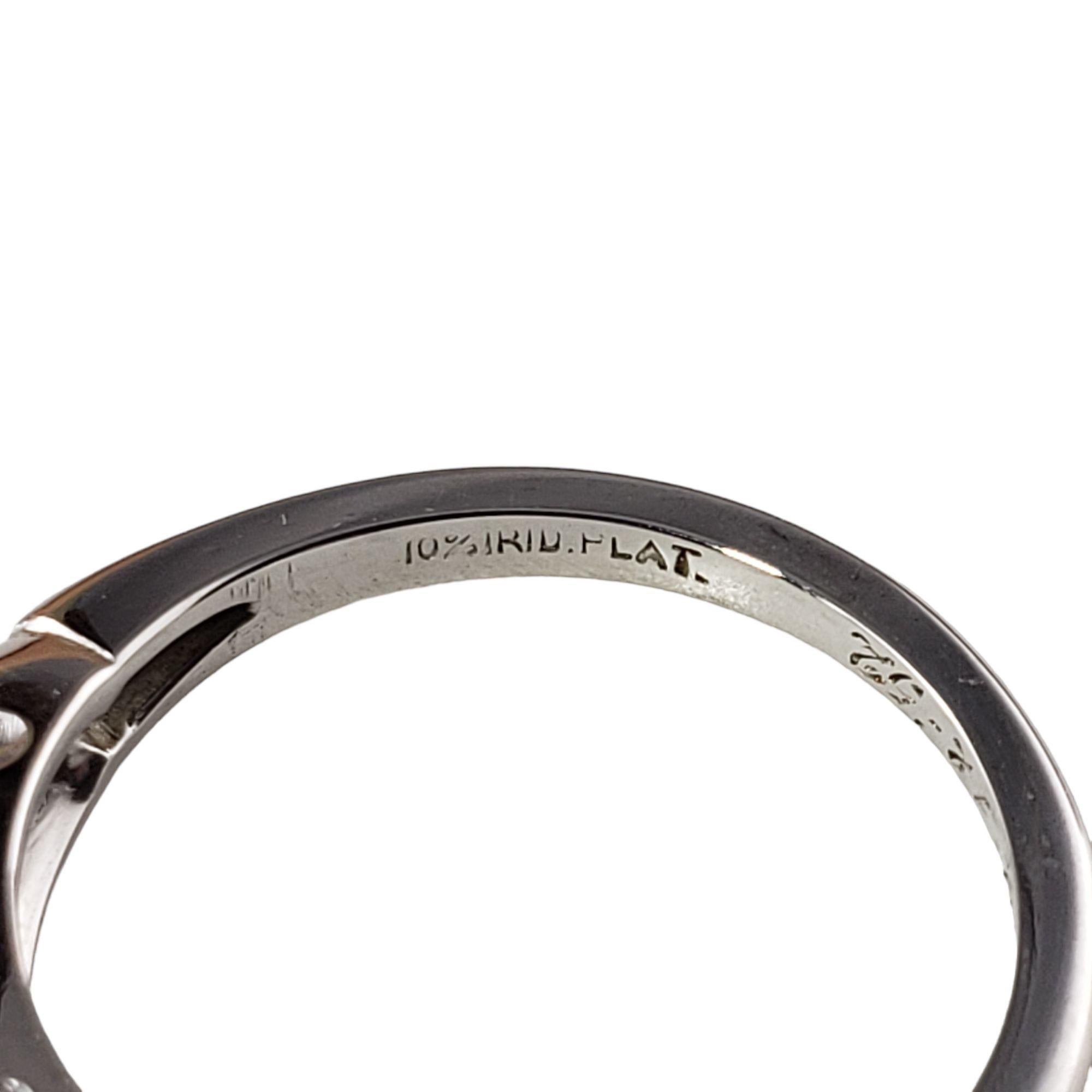 Platinum and Diamond Wedding Band Ring For Sale 3
