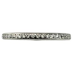 Vintage Platinum and Diamond Wedding Band Ring Size 5.75 #20042