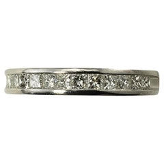Used Platinum and Diamond Wedding Band Ring