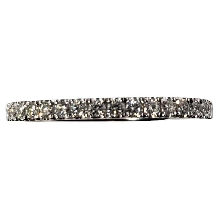Platinum and Diamond Wedding Band Ring Size 7 For Sale