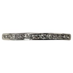 Vintage Platinum and Diamond Wedding Band Ring