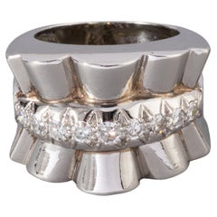 Platinum and Diamonds French Vintage Ring